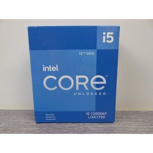 Intel Core i5-12600KF Desktop Processor (3.7 GHz, 10 Cores, LGA 1700) | SEALED